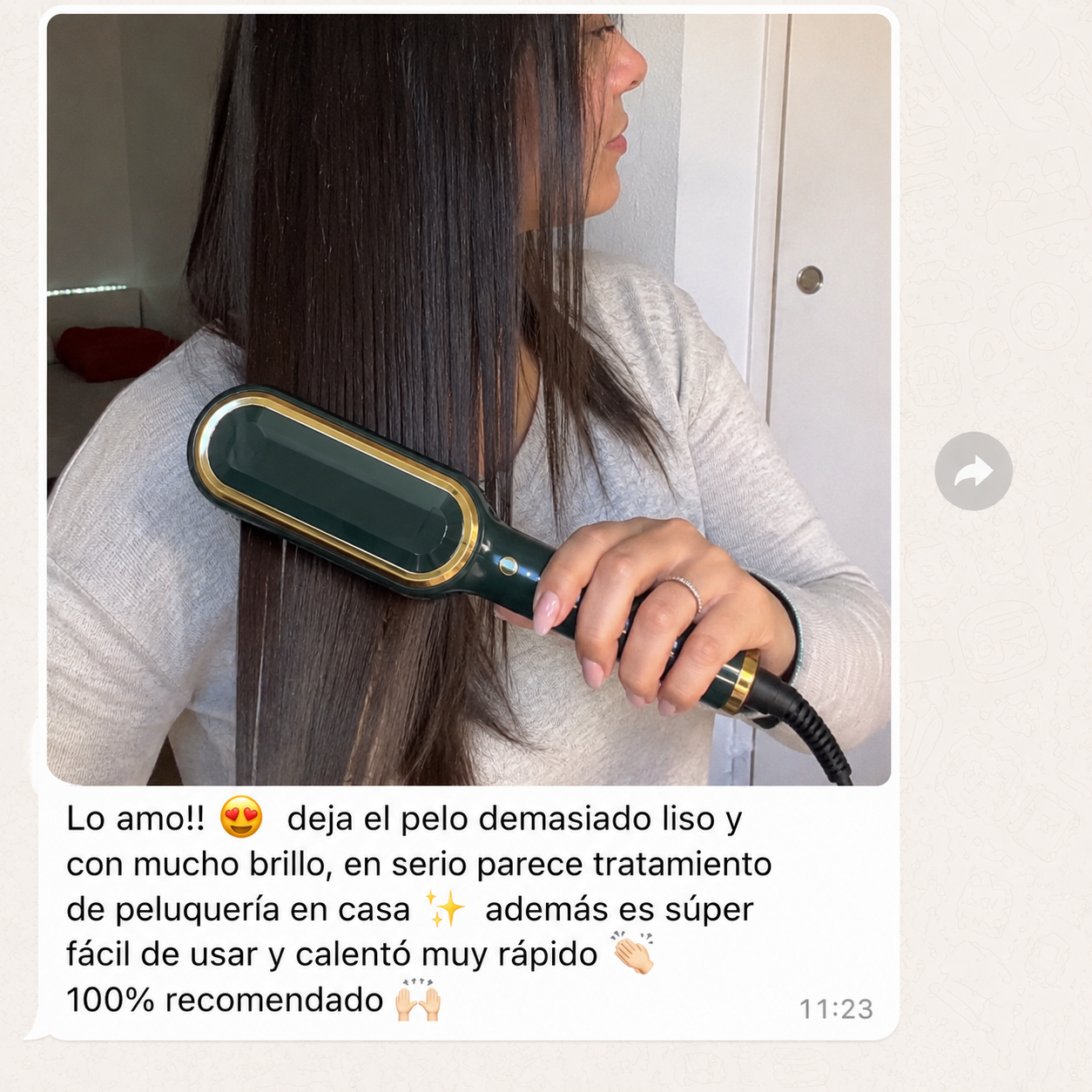 Hair S Brush Pro- Alisa y Da Brillo en Minutos