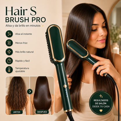 Hair S Brush Pro- Alisa y Da Brillo en Minutos