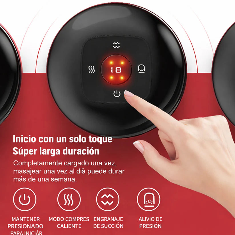 Masajeador Con Terapia De Luz Roja